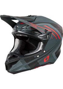 O Neal ONeal 5SRS Spike, kask motocrossowy , kolor: Matowy Szary/Ciemnoszary/Czarny/Czerwony , rozmiar: L