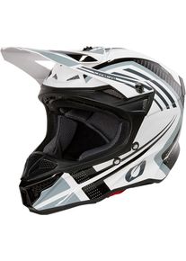 O Neal ONeal 5SRS Spike, motocross helmet , color: White/Grey/Black , size: M