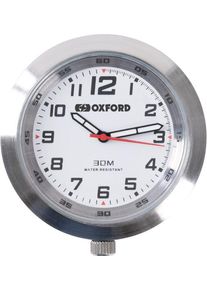 Oxford AnaClock, horloge , couleur: Argent/Blanc