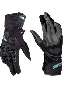 Leatt Adventure 6.5 HydraDri V26, gloves waterproof women , color: Black/Turquoise , size: L