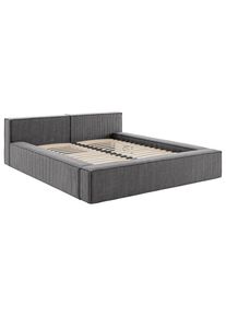 Livetastic , Grau , Textil , 2-Zonen , 200x200 cm , Lattenrost , Schlafzimmer, Betten, Polsterbetten