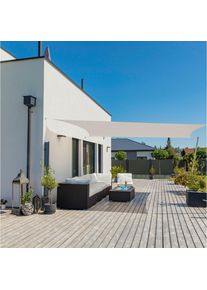 M&Ouml;BELIX M&ouml;belix , Creme , 400x500 cm , Gartenm&ouml;bel, Sonnenschutz, Sonnensegel