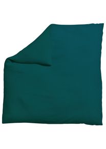 Schlafgut , Petrol, Dunkelgr&uuml;n , Textil , Farbverlauf , 200x200 cm , Textiles Vertrauen - Oeko-Tex&reg;, AZO-frei, Bsci, Oeko-Tex&reg; Standard 100 , pflegeleicht, atmungsaktiv, b&uuml;gelleicht, schadstoffgepr&uuml;ft, weiche und anschmiegsame Oberfl&auml;che, dicht gewebtes Garn , Heimtextilien, Schlaftextilien, Bettw&auml;sche, Satin Bettw&auml;sche