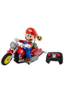 Hotwheels RC-Motorrad HOT WHEELS "Mario Kart, Mario Wheelie", bunt, Fernlenkfahrzeuge, KinderB:12,38cm H:21cm T:26,55cm, Kunststoff, RC-Motorrad, B:12,38cm H:21cm T:26,55cm
