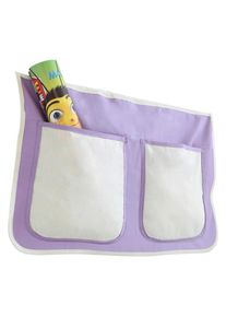 Mid.you , Lila, Beige , Textil , Uni , 2 F&auml;cher , 56x32x2 cm , Kinder- & Jugendzimmer, Kinderbetten, Kinderbett-Zubeh&ouml;r
