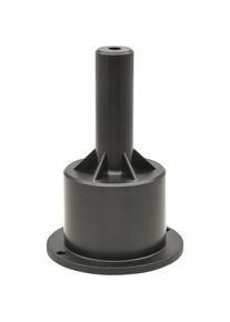 Tafeluitschuifrol RO99, &Oslash; x H 40 x 77 mm, draagvermogen 32 kg, zacht, voor harde vloeren, glijlager, bokwiel
