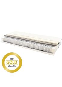 sembella , Wei&szlig; , Textil , H4 , 120x220 cm , Bezug abnehmbar/waschbar, optimale Bel&uuml;ftung, atmungsaktiv, antibakteriell, Matratzenklasse Gold ,