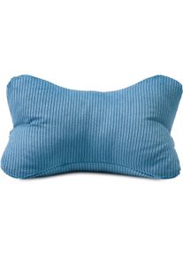 G&ouml;zze Nackenkissen G&Ouml;ZZE "Cord Lesekissen Capri", petrol, B:40cm H:19cm L:25cm, Polyester, Funktionskissen, Nackenkissen