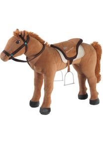 Stehpferd Heunec "Amadeus 90 cm", braun, Stehtiere, KinderB:30cm H:75cm L:90cm, Synthetik, Stehpferd, B:30cm H:75cm L:90cm