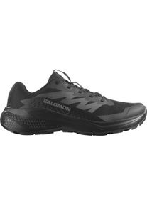Laufschuh Salomon "ALPHAGLIDE W", Damen, Gr. 37, schwarz (schwarz, asphalt, schwarz), Synthetik, Textil, Schuhe Laufschuh