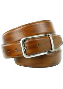 Lederg&uuml;rtel Anthoni Crown, Damen, Gr. 85, braun (cognac), Leder, unifarben, G&uuml;rtel Lederg&uuml;rtel, in angesagter Cognac Farbe