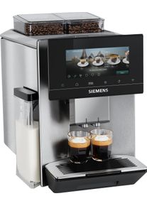 Siemens Kaffeevollautomat "TQ927E03", edelstahl, B:31,5cm H:39,2cm T:47cm, Kaffeevollautomaten, farbiges 6.8'' TFT-Display, individuelle Aromaeinstellung, Edelstahl, Kaffeevollautomat