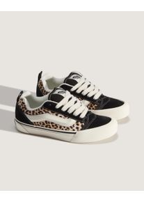 Sneaker Vans "Knu Skool", Damen, Gr. 42, schwarz, leopard, Textil, Schuhe Sneaker