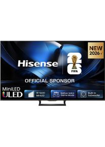 HISENSE QLED-Fernseher "65U7DSE", Energieeffizienz: E, schwarz, dunkelgrau, 65 &Prime;, Fernseher, QLED-Fernseher