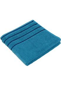 G&ouml;zze Handt&uuml;cher G&Ouml;ZZE "Berlin", blau (petrol), B:50cm L:100cm, Frottier, Obermaterial: 100% Baumwolle, Handt&uuml;cher, Handt&uuml;cher