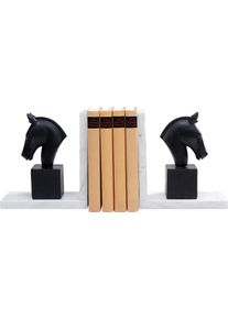 Buchst&uuml;tze KARE DESIGN "Buchst&uuml;tze Horse (2/Set)", schwarz, B:36cm H:21cm T:8cm, Polyresin, Buchst&uuml;tzen, Buchst&uuml;tze