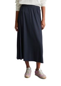 Marc O'Polo Jerseyrock MARC O'POLO DENIM, Damen, Gr. M, blau depths, Web, Obermaterial: 97% Viskose, 3% Elasthan, ausgestellt ca. Mitte Wade, R&ouml;cke Jerseyrock, aus LENZING ECOVERO, ausgestellt