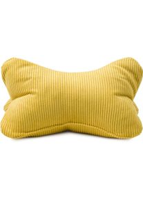 G&ouml;zze Nackenkissen G&Ouml;ZZE "Capri Cord", senf, B:40cm H:19cm L:25cm, Polyester, Funktionskissen, Nackenkissen