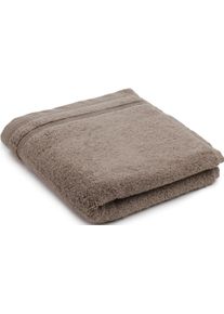 G&ouml;zze Handt&uuml;cher G&Ouml;ZZE "Monaco", grau (taupe), B:50cm L:100cm, Walkfrottier, Obermaterial: 100% Baumwolle, Handt&uuml;cher, Handt&uuml;cher, im Set, Uni Farben, mit gewellter Bord&uuml;re, reine Baumwolle