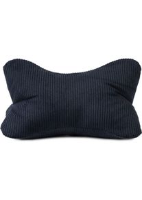G&ouml;zze Nackenkissen G&Ouml;ZZE "Cord Lesekissen Capri", schwarz, B:40cm H:19cm L:25cm, Polyester, Funktionskissen, Nackenkissen