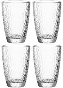Gl&auml;ser-Set Leonardo "MATERA", transparent (klar), H:12cm &Oslash;:8,4cm, Glas, Trinkgef&auml;&szlig;e, Gl&auml;ser-Set, 340 ml, 4-teilig