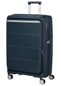 Hartschalen-Trolley Samsonite "PARALUX, verschiedene Gr&ouml;&szlig;en und Farben", Damen, Gr. B/H/T: 50cm x 75cm x 31cm 105 l, midnight navy, Polypropylen, Koffer Hartschalen-Trolley, mit arretierbarem und versenkbarem Druckknopf-Trolleysystem