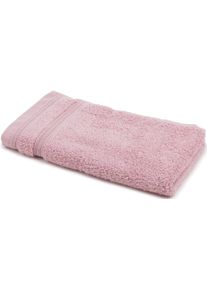 G&ouml;zze G&auml;stehandt&uuml;cher G&Ouml;ZZE "Monaco", rosa (altrosa), B:30cm L:50cm, Walkfrottier, Obermaterial: 100% Baumwolle, Handt&uuml;cher, G&auml;stehandt&uuml;cher, im Set, Uni Farben, mit gewellter Bord&uuml;re