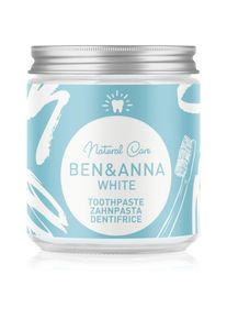 BEN&ANNA Natural Toothpaste White toothpaste in a glass container with whitening effect 100 ml