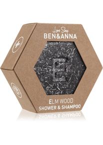 BEN&ANNA Love Soap Shower & Shampoo 2-in-1 shampoo and shower gel bar Elm Wood 60 g