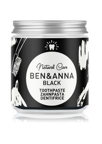 BEN&ANNA Natural Toothpaste Black toothpaste in a glass container with activated charcoal 100 ml