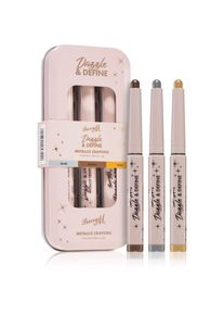 Barry M Dazzle & Define Metallic Crayon metallic eyeliner economy pack 3 x 1,4 g