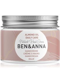 BEN&ANNA Natural Hand Cream Daily Care hand cream with almond oil 30 ml