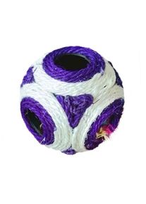 Dogman Cat Toy Sisal Ball with Bell 11cm