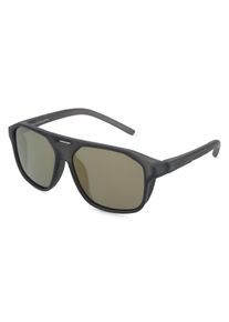 Uvex S533099 cosmic | Dzieci okulary przeciwsłoneczne | Prostokątne | Oprawka: Poliwęglan Szary | Kolor szkła: Ż&oacute;łty Lustrzanka Złota