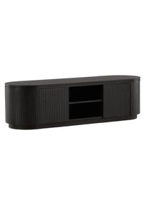 Livetastic , Schwarz , Holzwerkstoff , 160x45x48 cm , stehend , Wohnzimmer, TV-M&ouml;bel, TV- & Lowboards