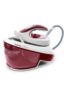 Tefal , Wei&szlig;, Weinrot , Metall, Kunststoff , 1800 ml , 21x26x36 cm , Wassertank abnehmbar, Schlauchaufbewahrungsfach, leichtgleitende B&uuml;gelsohle , Haushalt, W&auml;schepflege, B&uuml;geleisen