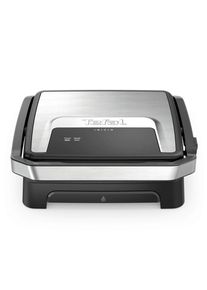 Tefal , Schwarzchrom , Metall , 36.6x13.2x33.7 cm , antihaftbeschichtet, einfache Reinigung , Freizeit im Garten, Griller, Elektrogrills