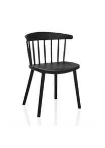 Mid.you , Schwarz , Kunststoff , 53x75x45 cm , abwischbar , B&uuml;rom&ouml;bel, B&uuml;rost&uuml;hle, Besucherst&uuml;hle