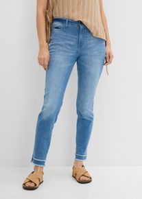 Jeans cropped elasticizzati e ultra morbidi, Blu, Taglia 42, bonprix