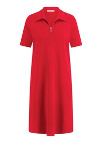 Peter Hahn - Polo-Kleid, rot, Gr. 48, Viskose
