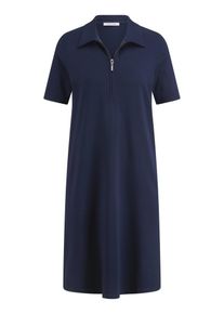 Peter Hahn - Polo-Kleid, blau, Gr. 40, Viskose