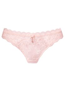 Lascana Damen String in ros&eacute;-creme ,Gr&ouml;&szlig;e 44/46, Witt, 50% Polyamid, 30% Polyester, 20% Elasthan