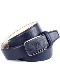 Lederg&uuml;rtel Anthoni Crown, Damen, Gr. 110, blau, Leder, unifarben, G&uuml;rtel Lederg&uuml;rtel, mit Anker-Logo, maritimer Look