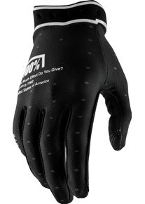 100 Percent Ridefit S26, gants , couleur: Noir/Blanc , taille: XL