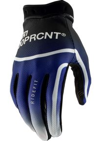 100 Percent Ridefit S26, gloves , color: Black/Blue/White , size: L