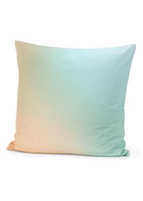 lavie home Kopfkissenbezug Gradient Koralle-T&uuml;rkis-Apricot 80 &times; cm