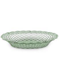 Roger Orfevre Franz&ouml;sischer Brotkorb oval klein Gr&uuml;n