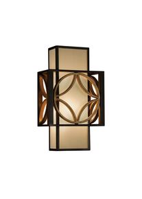 Elstead Lighting , Goldfarben, Bronzefarben , Metall , 34.3x10.2x20.5 cm , Gr&uuml;ner Punkt, RoHS , Beleuchtung, Innenleuchten, Wandleuchten