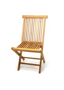 Gartenstuhl Vcm "Gartenstuhl Hochlehner Klappstuhl Holz Teak", braun, Obermaterial: 100% Holz Wood., St&uuml;hle, Gartenstuhl