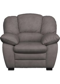 Sessel COTTA "Casino", dunkelgrau, B:109cm H:88cm T:92cm, 100% Polyester, Sessel, Sessel, Polstergarnitur, auch als Set erh&auml;ltlich